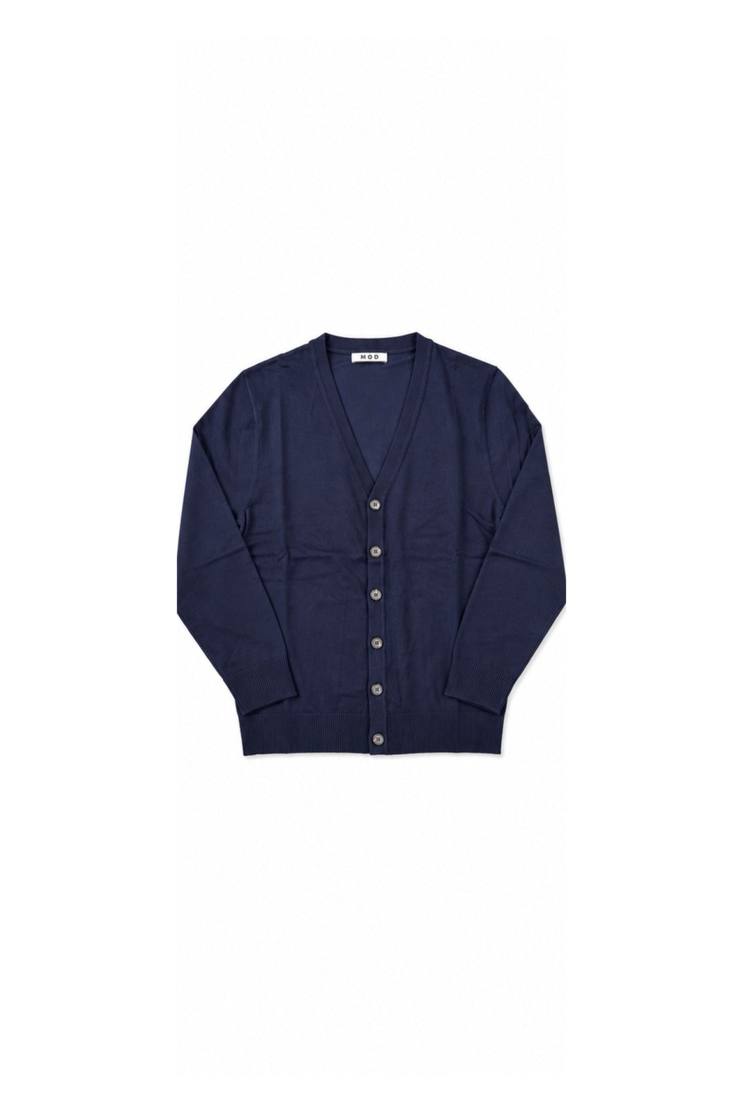 CARDIGAN BOTTONI SCOLLO A V MOD-BLU