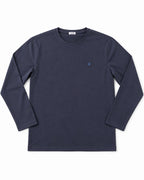 SHIRT COTONE MANICA LUNGA COVERI-BLU