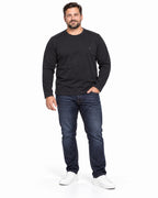 SHIRT COTONE MANICA LUNGA COVERI- NERO
