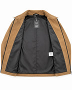CAMICIONE IN CAMOSCIO NOIR FOX- CAMMELLO