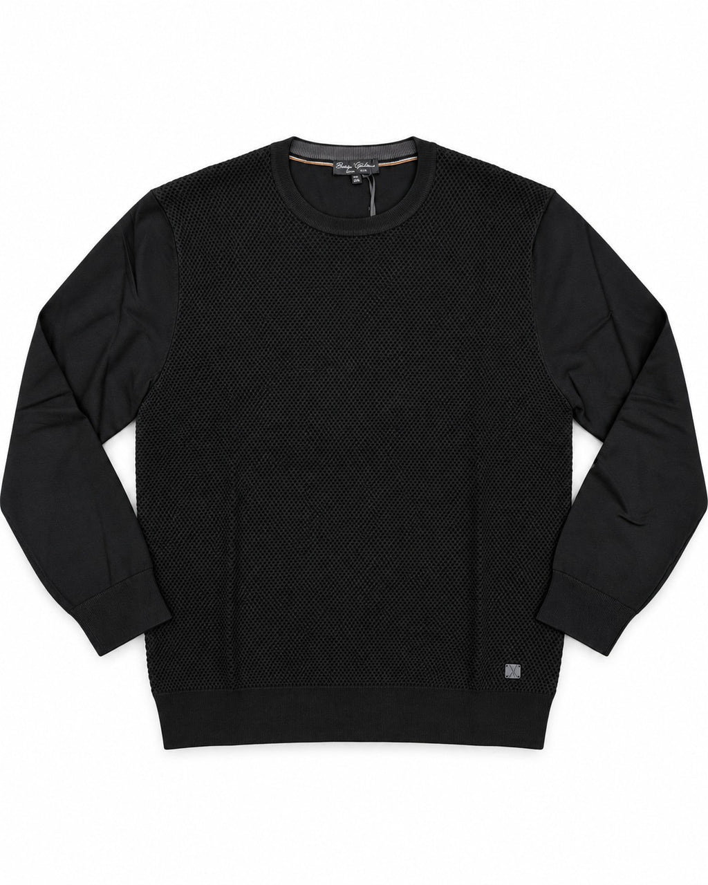MAGLIONCINO AMATURATO BOTTEGA- NERO