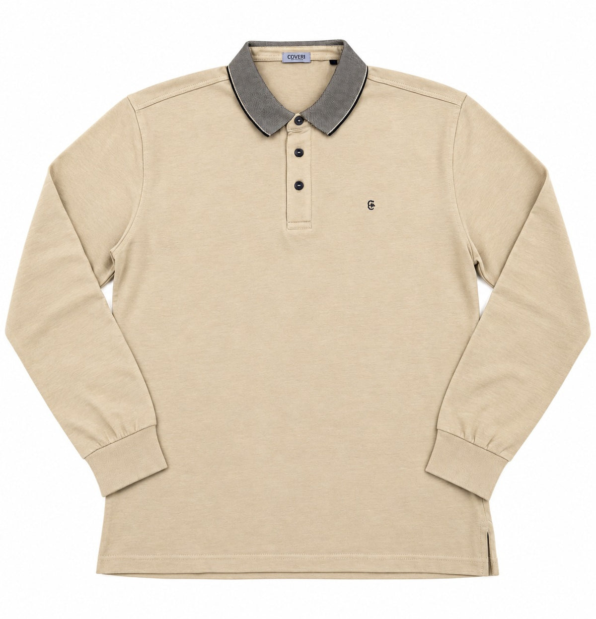 POLO COTONE CALDO COVERI- SABBIA