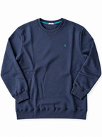 FELPA GIROCOLLO BASIC COVERI- BLU