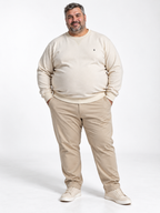 FELPA GIROCOLLO BASIC COVERI- SABBIA