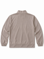 FELPA CON ZIP PUNTO MILANO MEED- FANGO