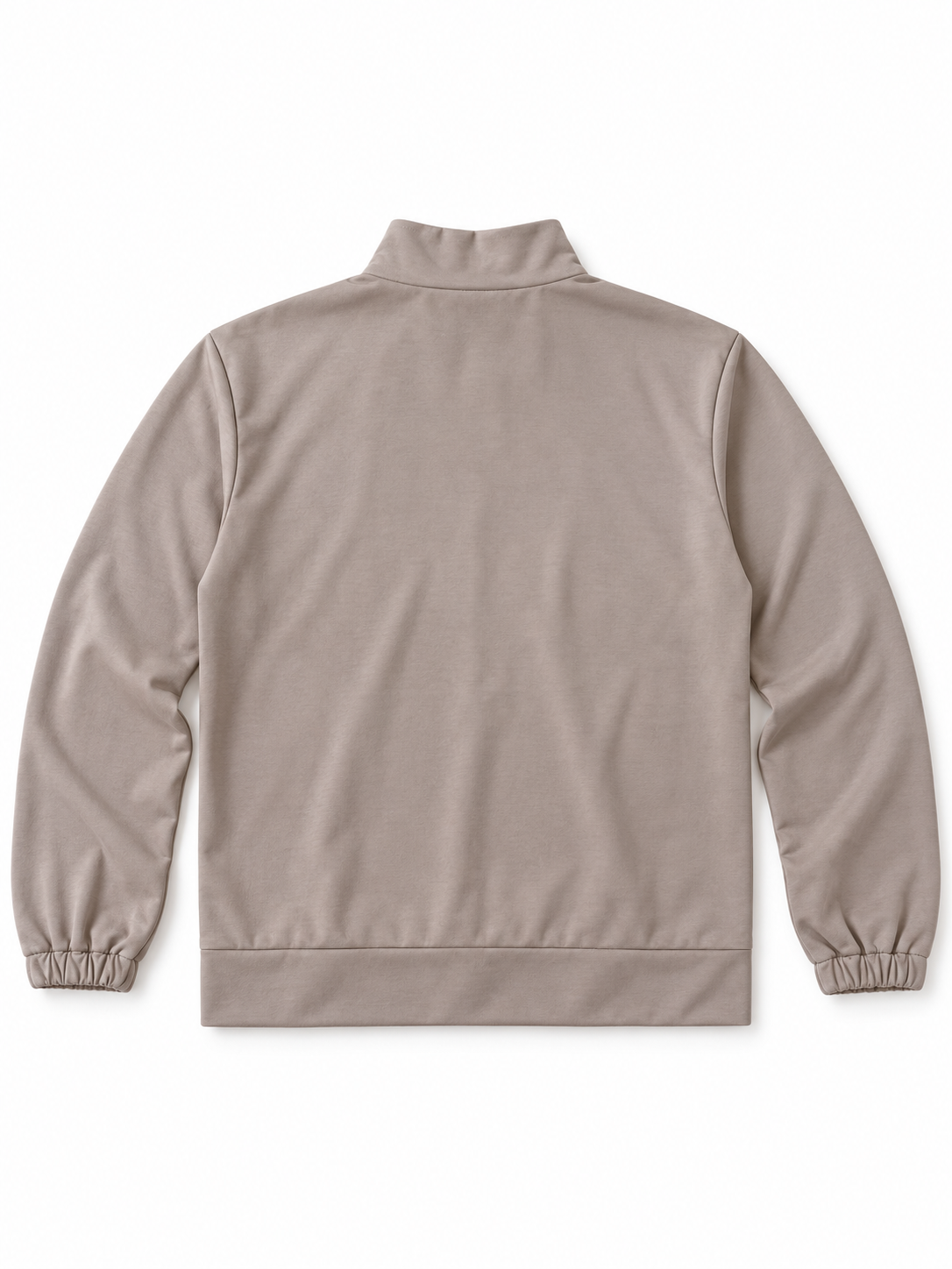 FELPA CON ZIP PUNTO MILANO MEED- FANGO