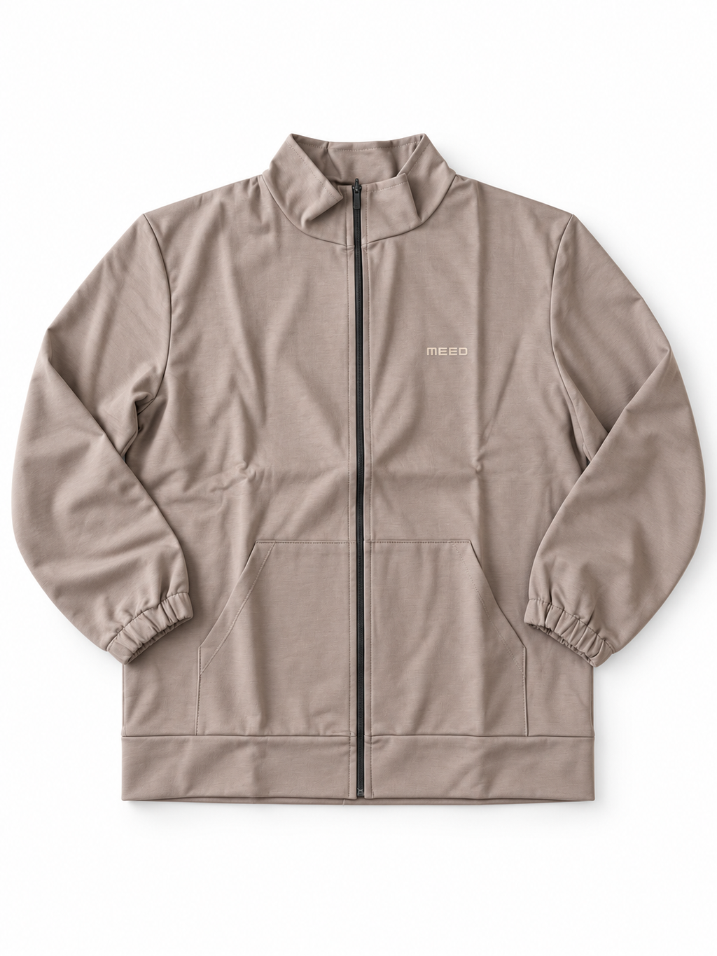 FELPA CON ZIP PUNTO MILANO MEED- FANGO