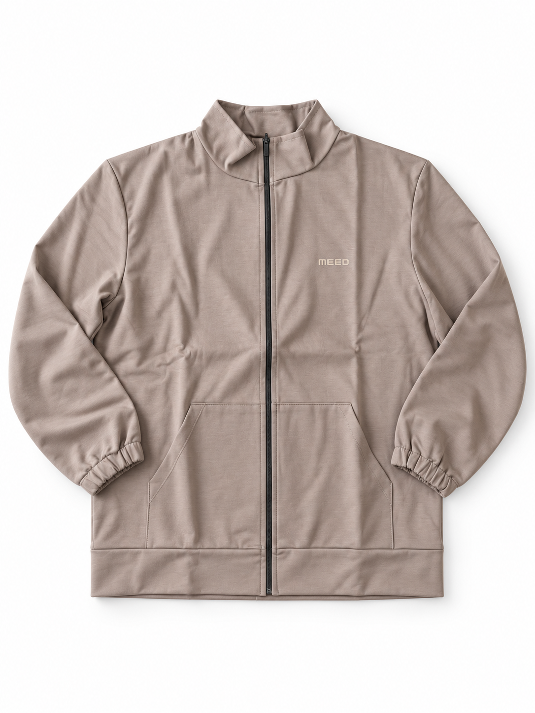 FELPA CON ZIP PUNTO MILANO MEED- FANGO