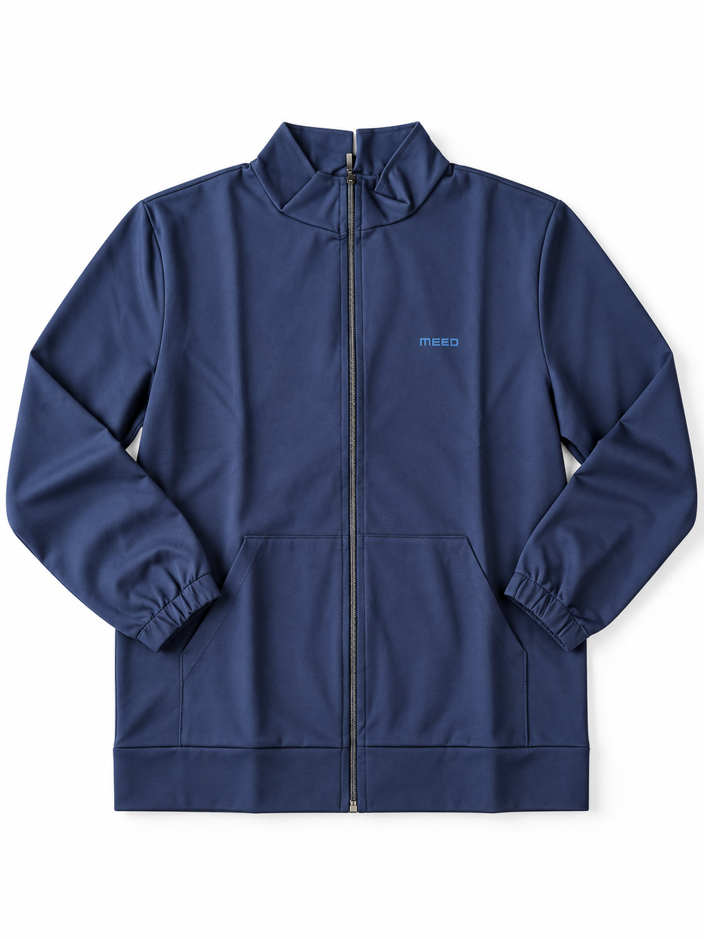 FELPA CON ZIP PUNTO MILANO MEED- BLU