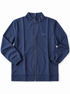FELPA CON ZIP PUNTO MILANO MEED- BLU