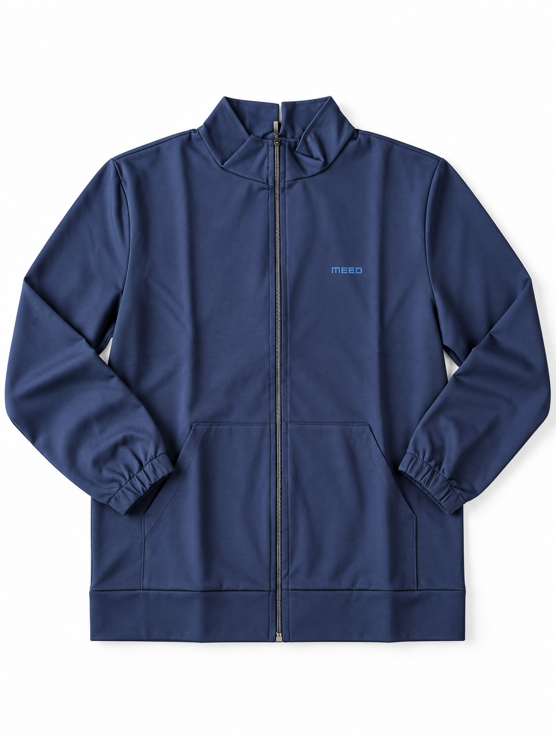 FELPA CON ZIP PUNTO MILANO MEED- BLU