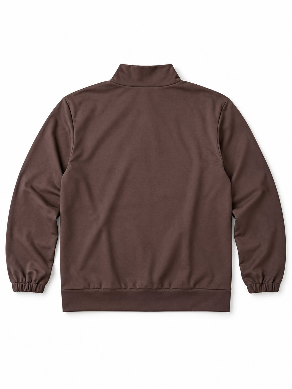FELPA CON ZIP PUNTO MILANO MEED- MARRONE