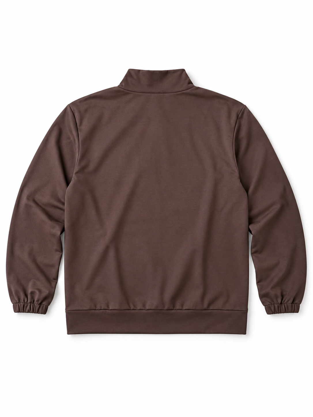 FELPA CON ZIP PUNTO MILANO MEED- MARRONE