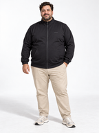 FELPA CON ZIP PUNTO MILANO MEED- NERO
