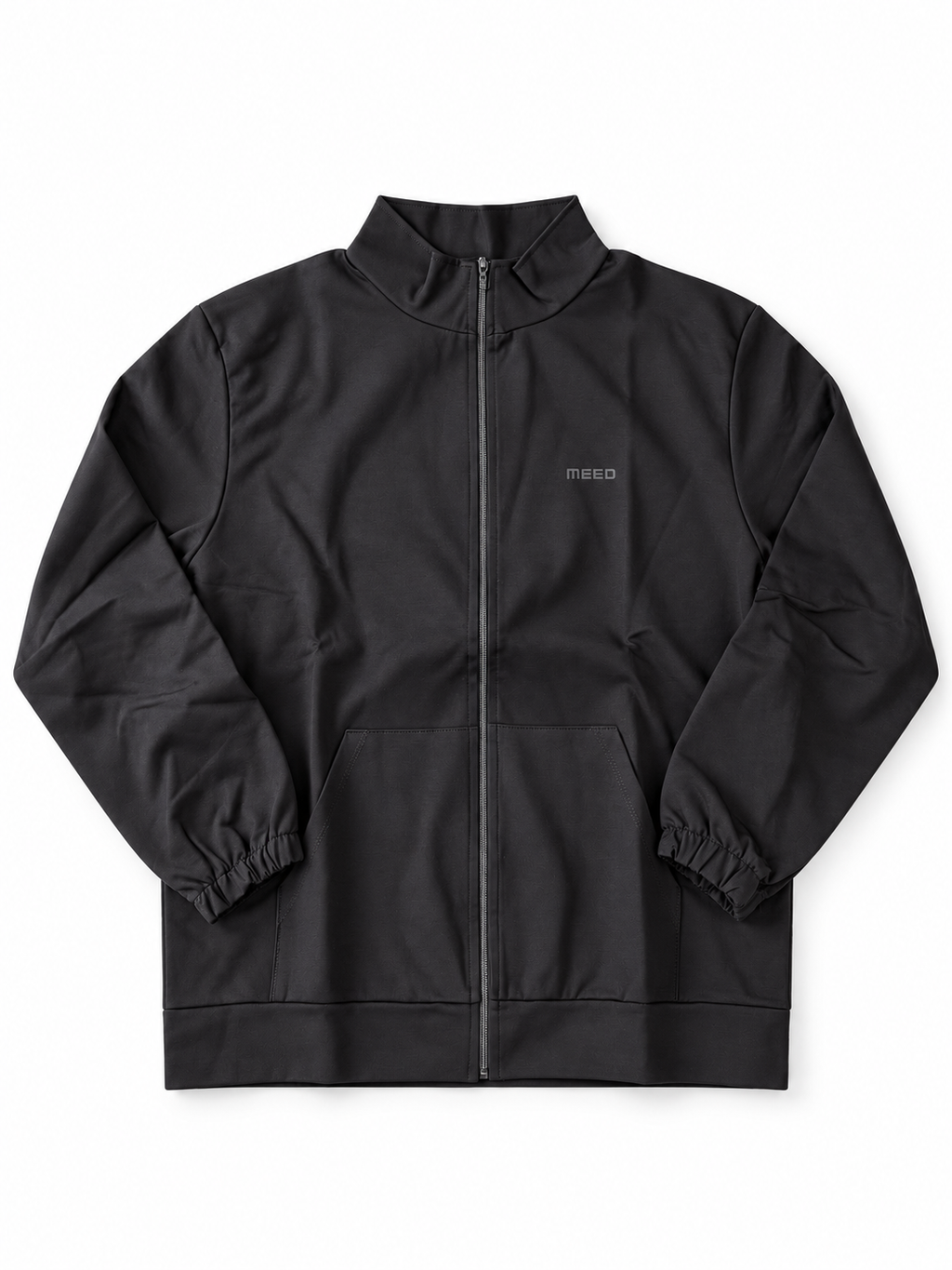 FELPA CON ZIP PUNTO MILANO MEED- NERO