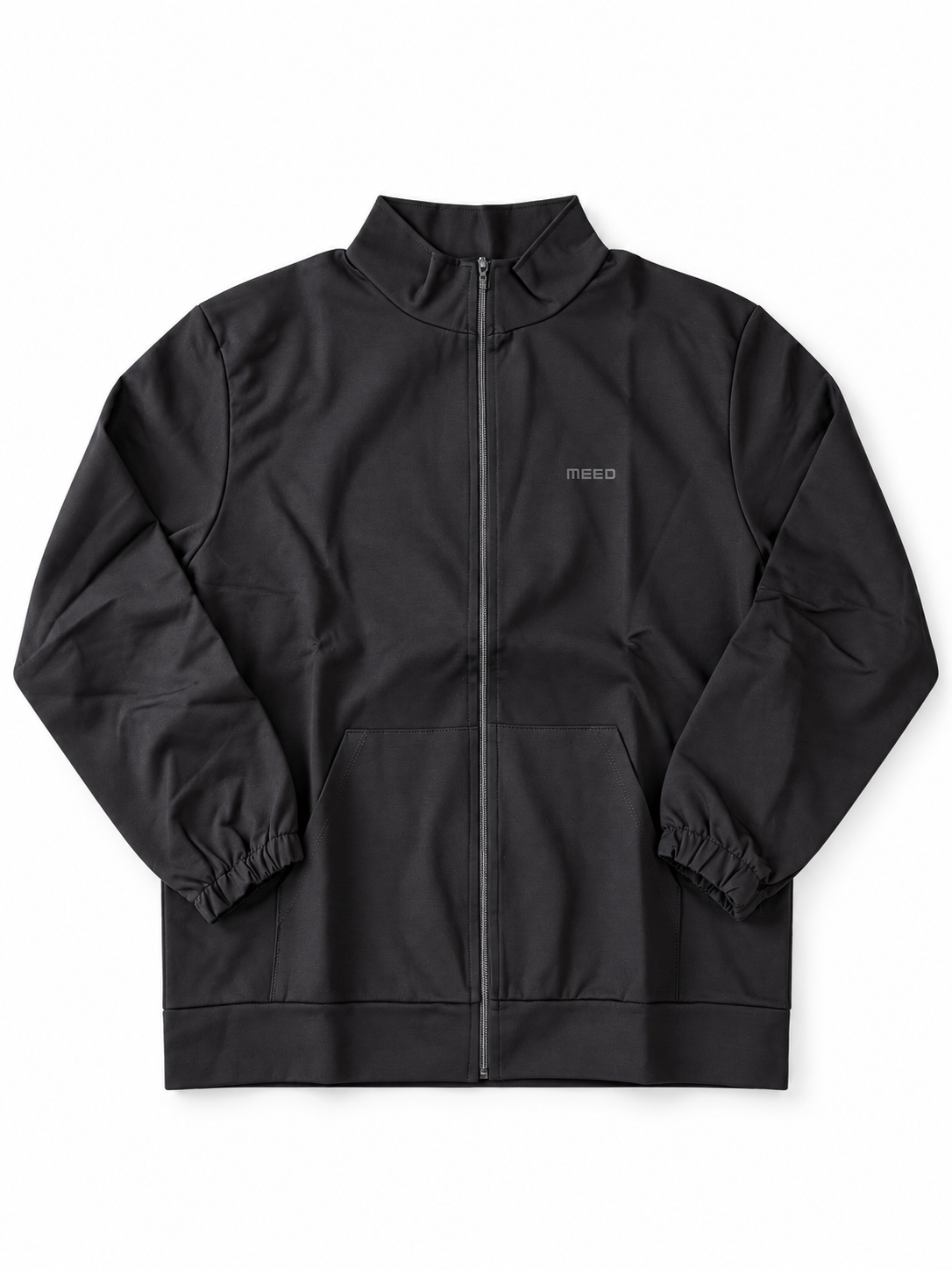 FELPA CON ZIP PUNTO MILANO MEED- NERO