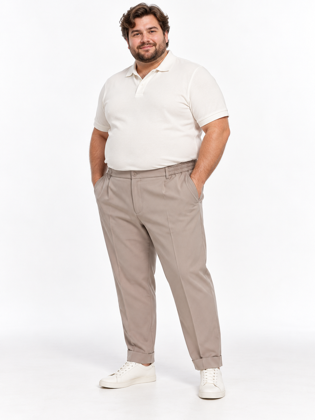 PANTALONE BOTTEGA NAPOLETANA FANGO