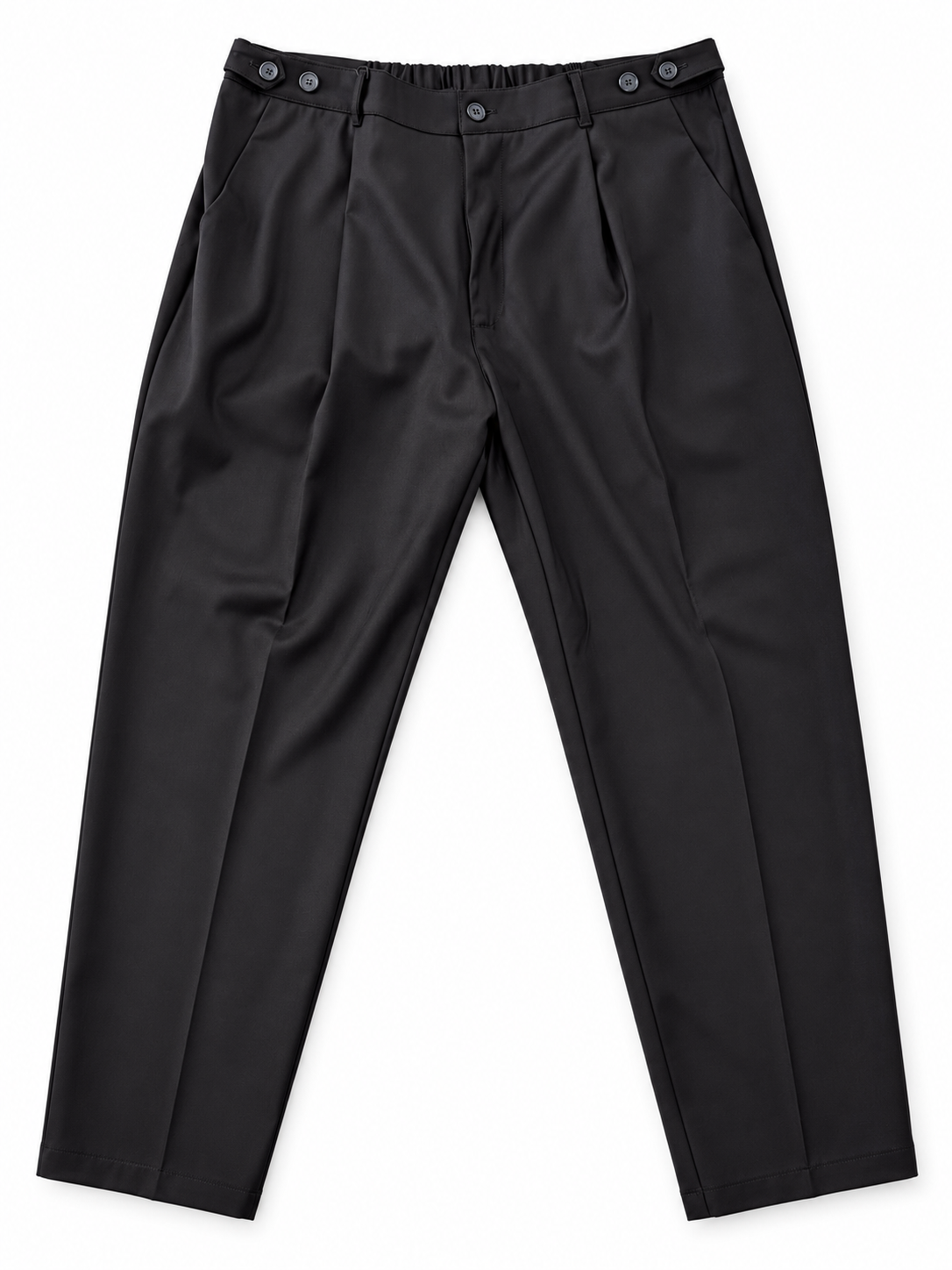PANTALONE FIBBIE NERO-NFX1510