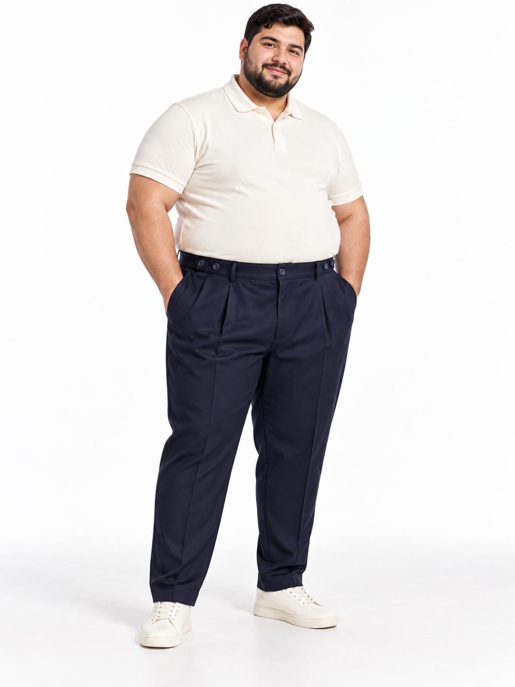 PANTALONE FIBBIE BLU- NFX1510