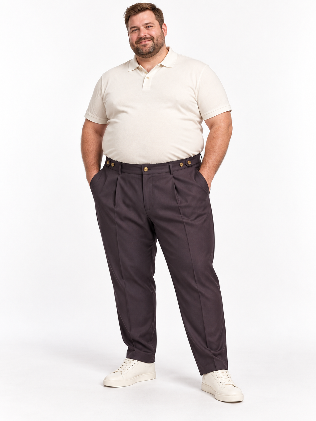 PANTALONE FIBBIE MORO-NFX1510