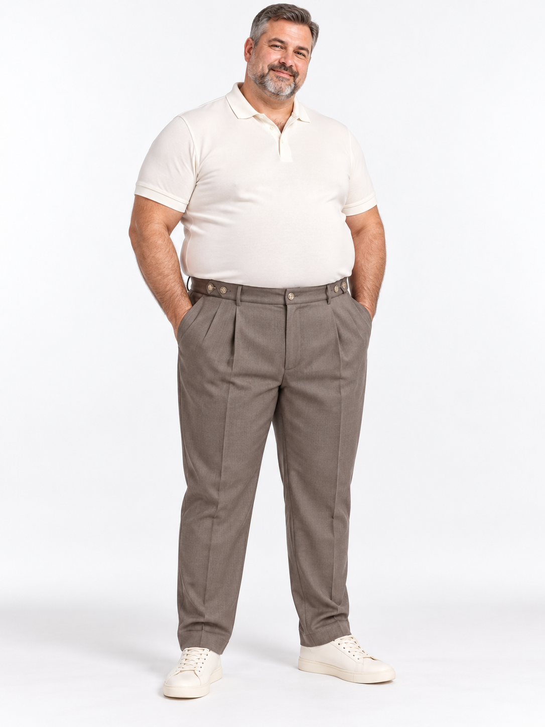 PANTALONE FIBBIE FANGO- NFX1510