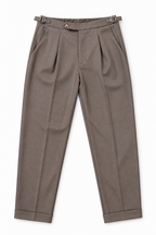 PANTALONE FONDO LARGO FIBBIE FANGO-NFX1511