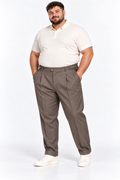 PANTALONE FONDO LARGO FIBBIE FANGO-NFX1511