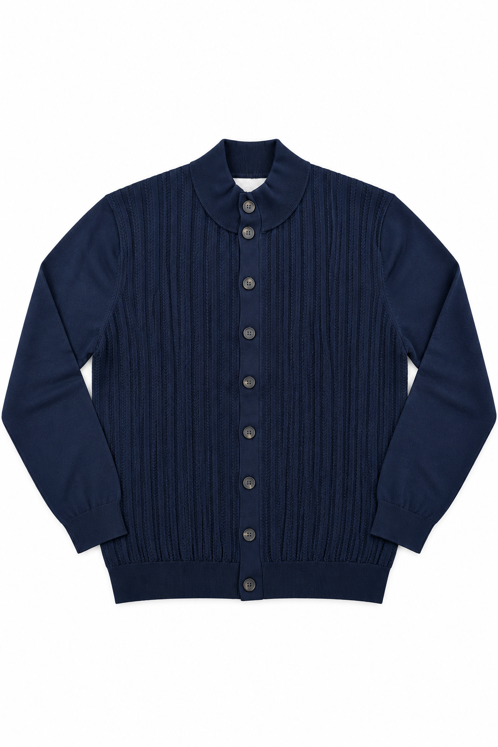 CARDIGAN LUPETTO BOTTEGA- BLU