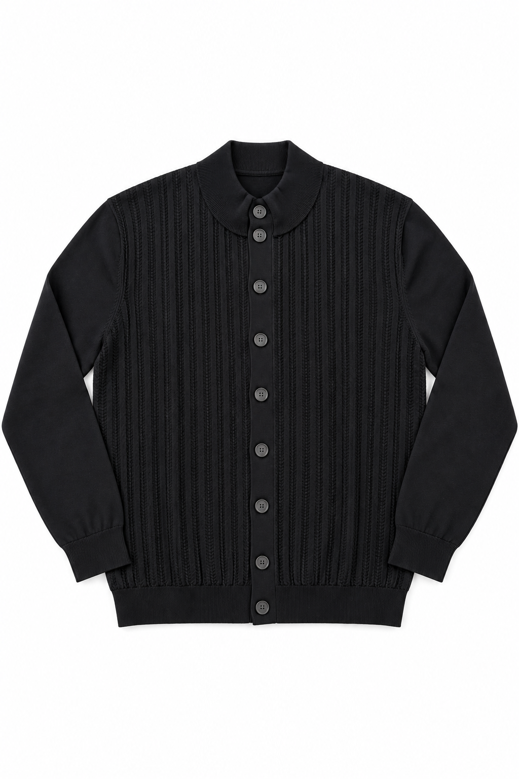 CARDIGAN LUPETTO BOTTEGA- NERO