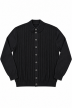 CARDIGAN LUPETTO BOTTEGA- NERO