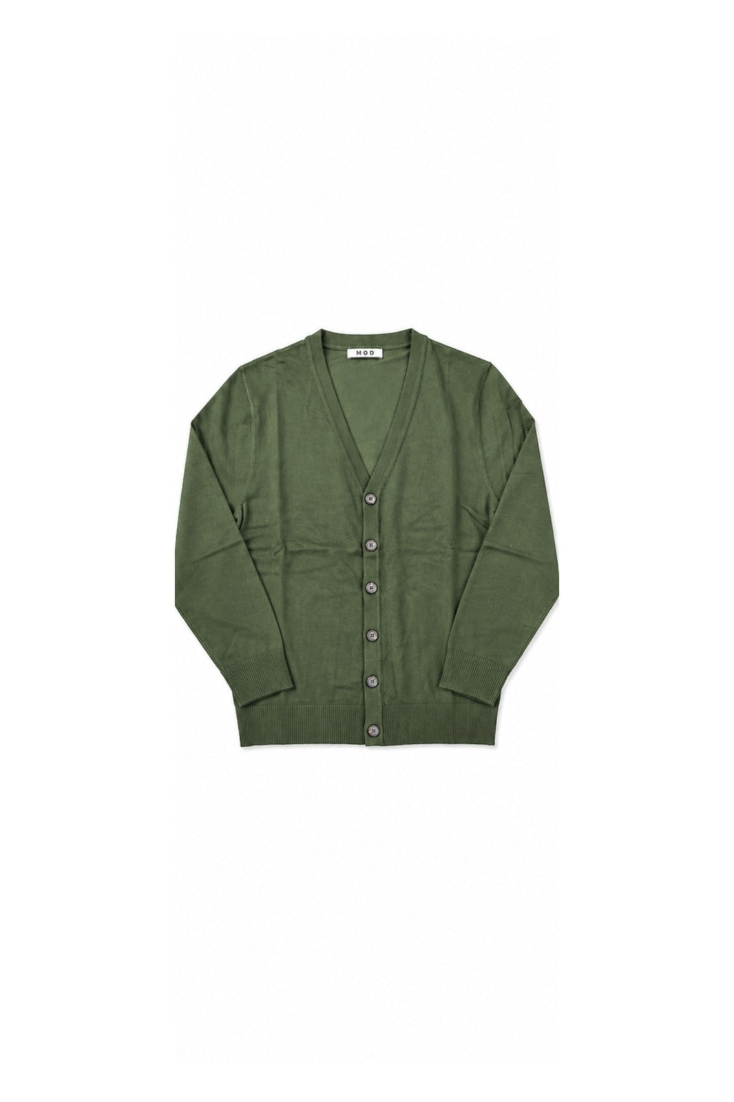 CARDIGAN BOTTONI SCOLLO A V MOD- MILITARE