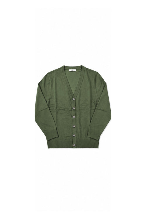 CARDIGAN BOTTONI SCOLLO A V MOD- MILITARE