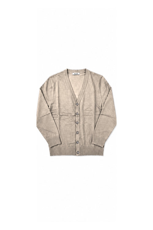 CARDIGAN BOTTONI SCOLLO A V MOD- TORTORA