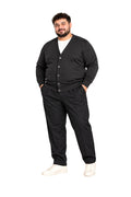 CARDIGAN BOTTONI SCOLLO A V MOD-NERO