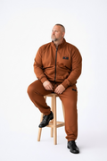Pantalone Jogger Comfort MEED Milano OV/2407BIS-Tabacco