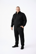 Felpa Zip Comfort MEED Milano OV/2406BIS-Nero
