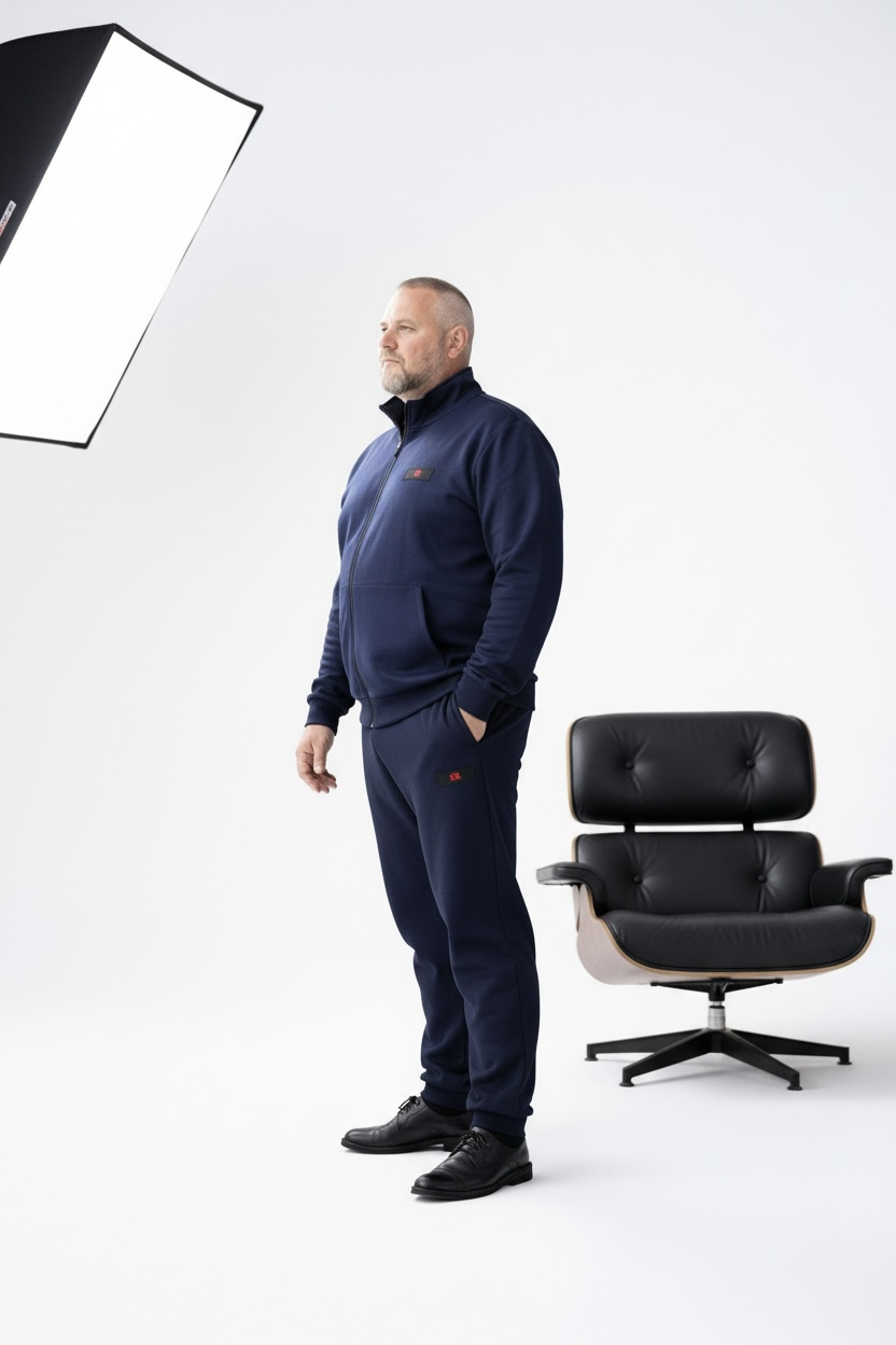 Pantalone Jogger Comfort MEED Milano OV/2407BIS-Blu