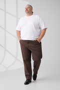 Pantalone Ginger Big Size-Moro
