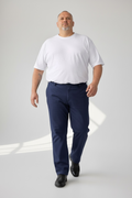 Pantalone Ginger Big Size-Blu