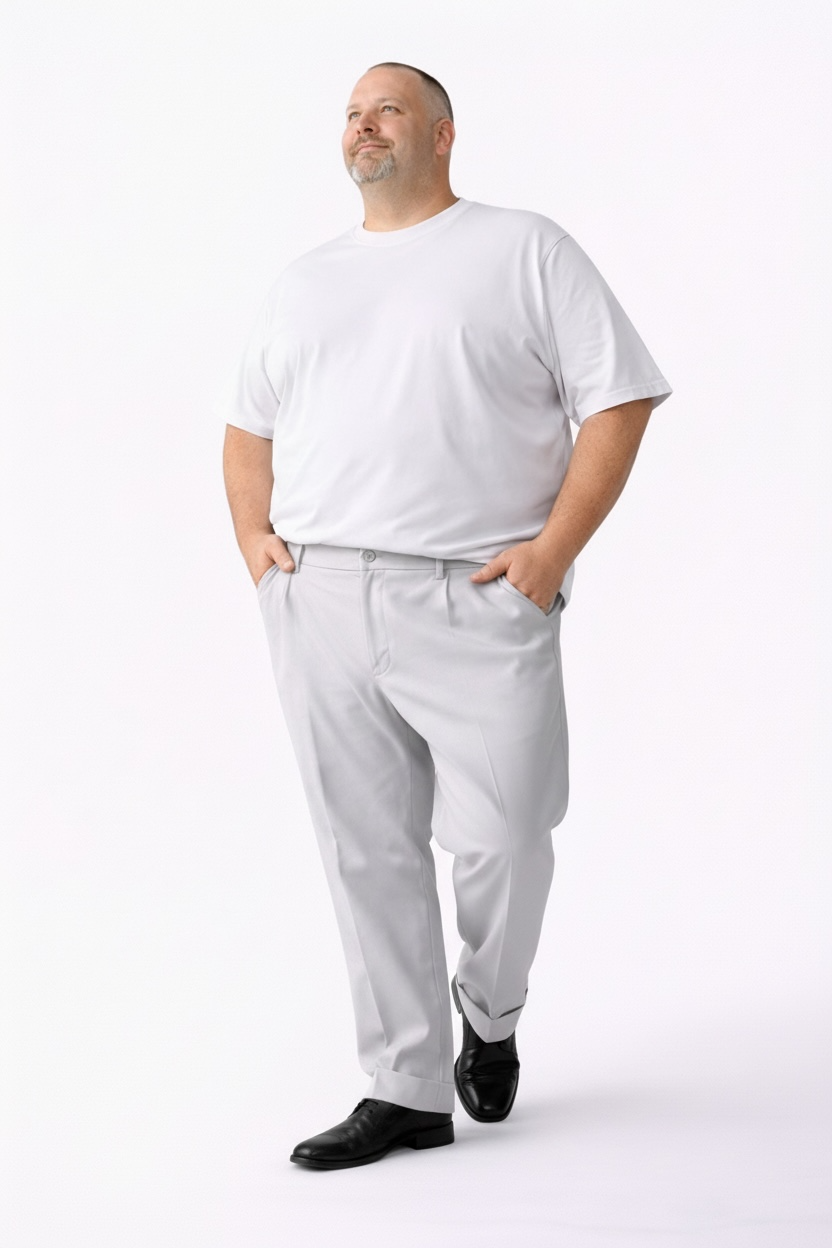 Pantalone Mason Big Siz-Grigio