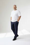 Pantalone Elegante Elastico Big Size – Bottega Napoletana-blu