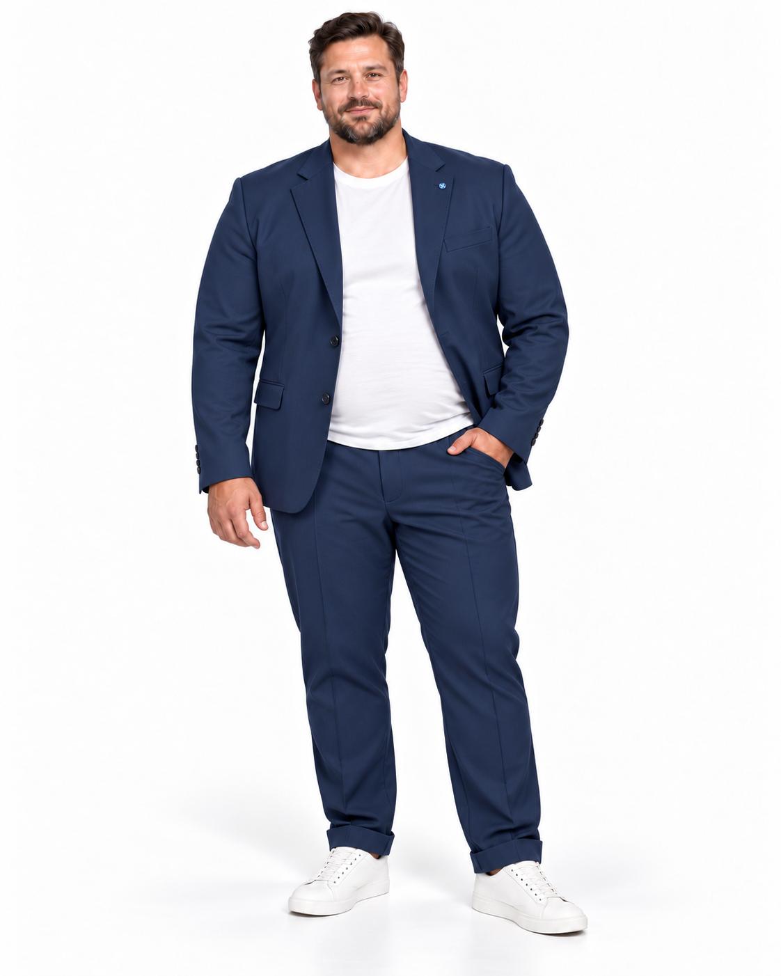 GIACCA BASIC BOTTEGA NAPOLETANA-BLU