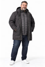 GIACCONE TECH CON PANCIOTTO RIMOVIBILE MOD-NERO