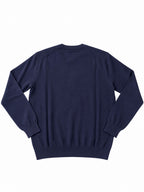 MAGLIONCINO A RIGHE BOTTEGA-BLU