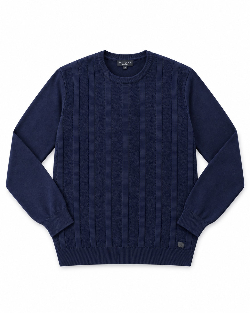 MAGLIONCINO A RIGHE BOTTEGA-BLU