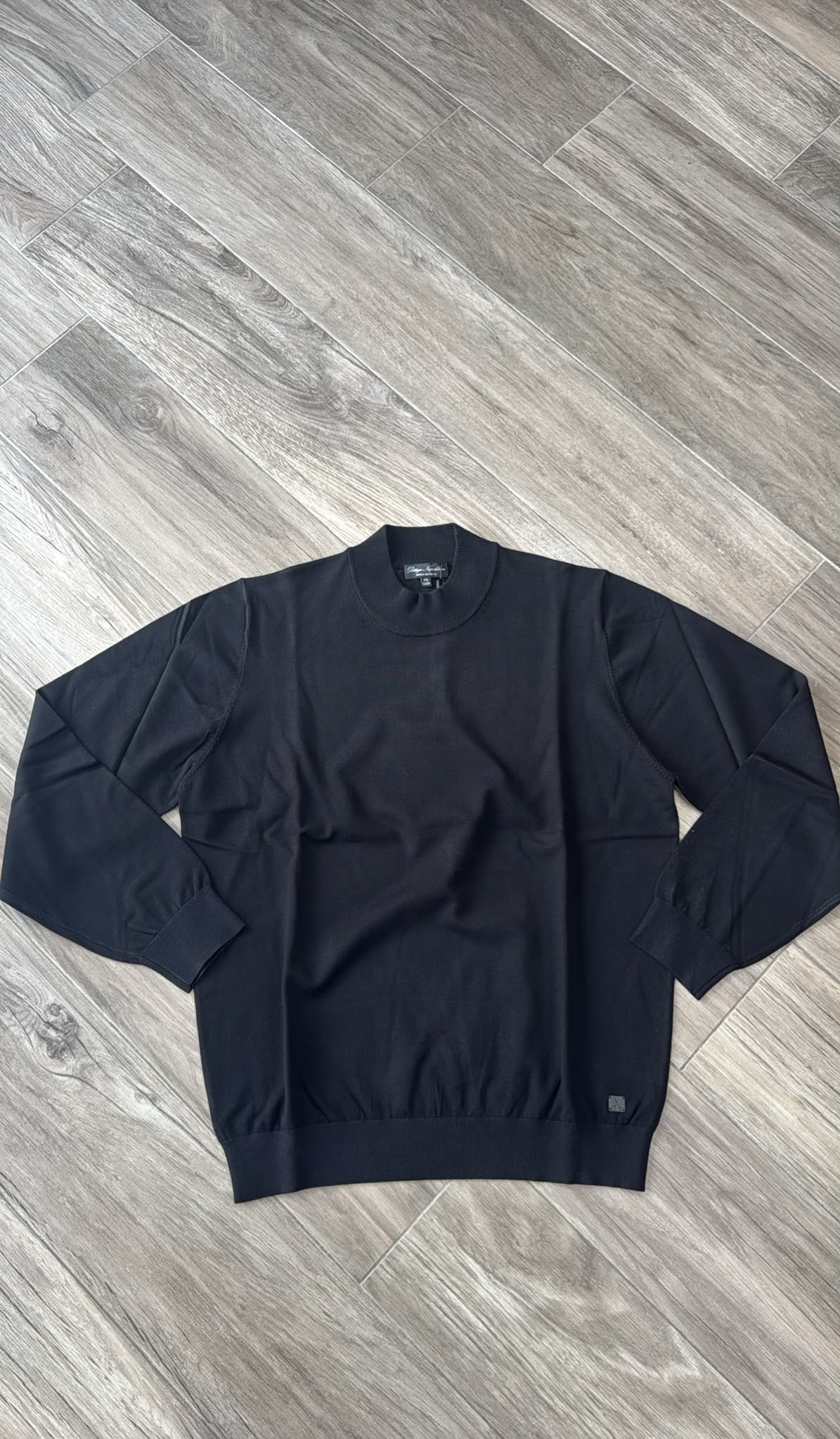 MAGLIONCINO LUPETTO BASIC BOTTEGA-NERO