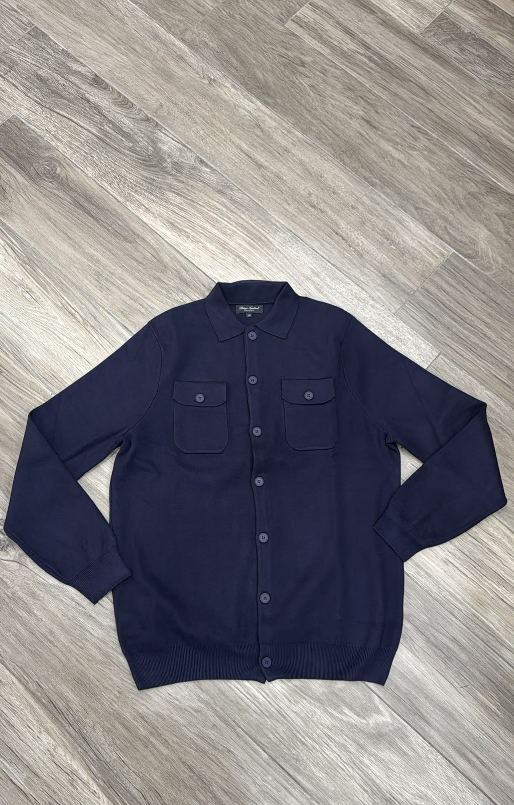 CARDIGAN POLO BOTTONI BOTTEGA-BLU