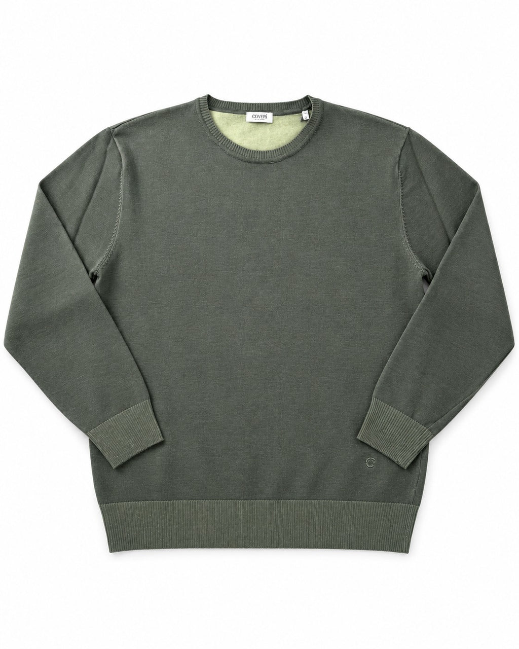 MAGLIONCINO EFFETTO JEANS COVERI-VERDE