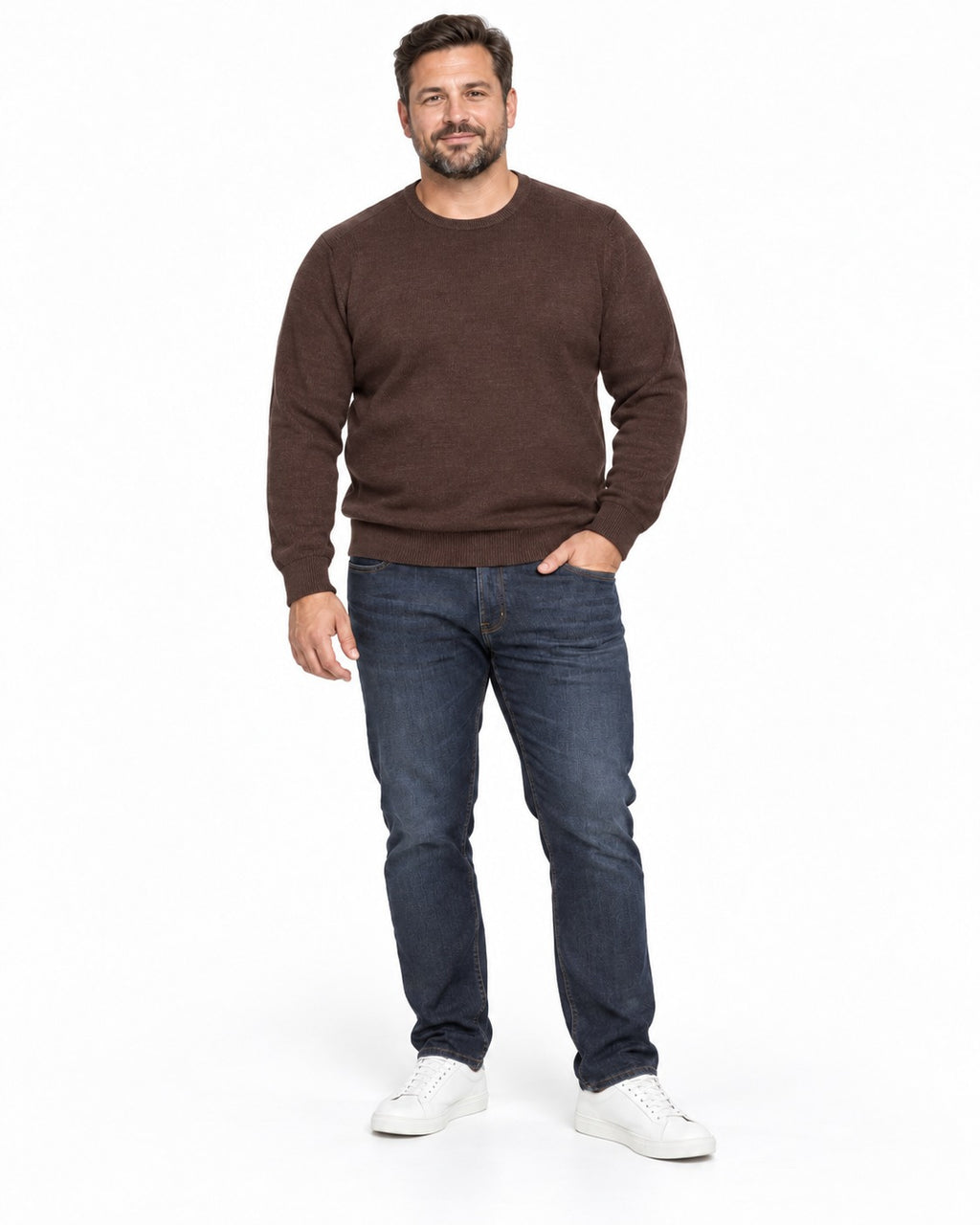 MAGLIONCINO EFFETTO JEANS COVERI-MORO