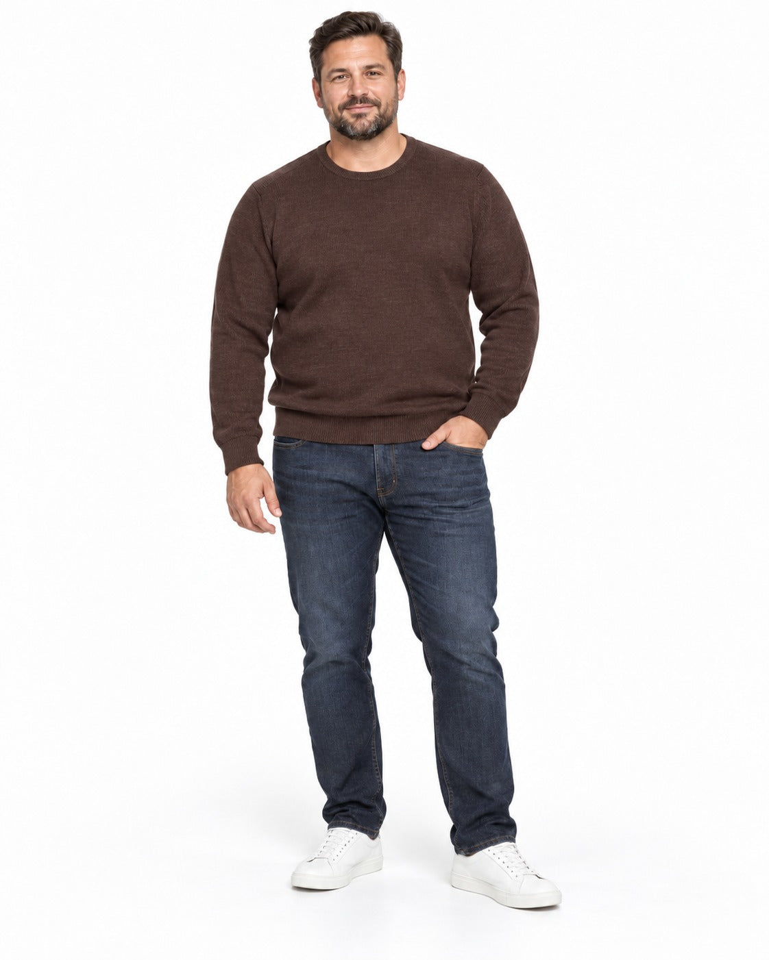 MAGLIONCINO EFFETTO JEANS COVERI-MORO